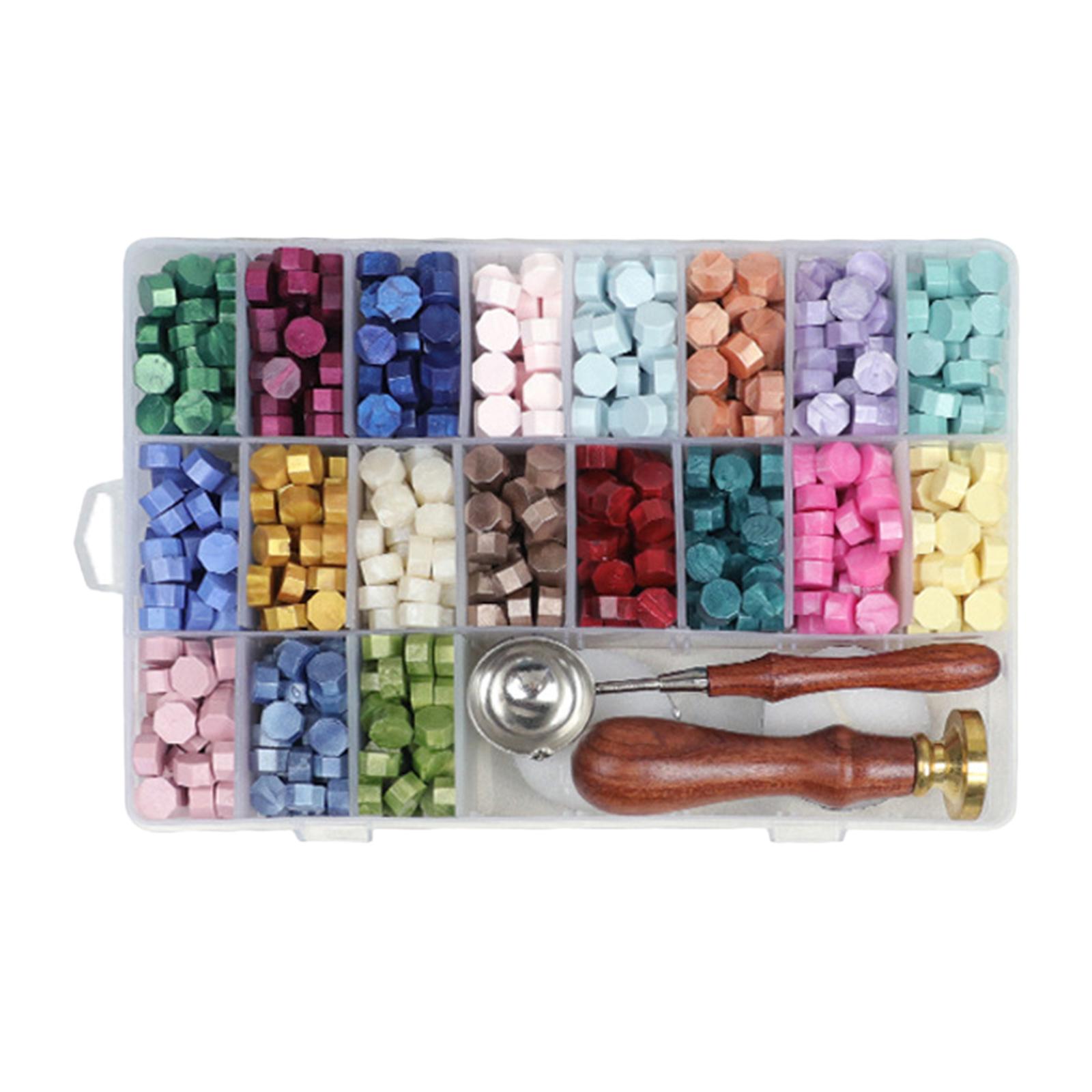 Wax Seal Letter Kit - ชุดอุปกรณ์ทำตราประทับขี้ผึ้ง DIY พร้อมเม็ดขี้ผึ้งสำหรับการ์ดเชิญงานแต่งงาน