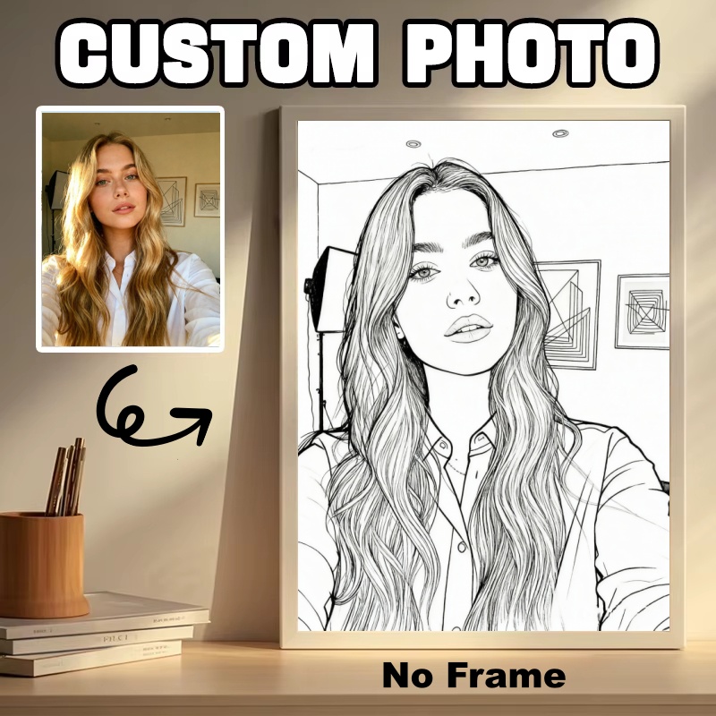 Custom Star Map - โปสเตอร์ภาพร่างขาวดำแบบกำหนดเอง ภาพพิมพ์บนผ้าใบแบบส่วนตัว ของตกแต่งบ้านสไตล์มินิมอลทันสมัย ของขวัญสำหรับเพื่อน