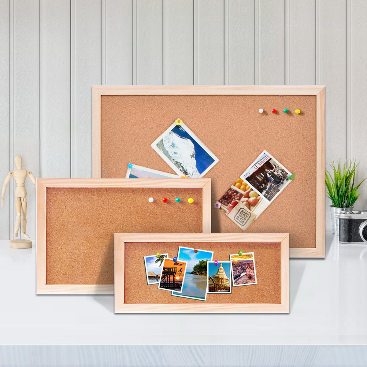 กระดานข้อความไม้สนวินเทจพร้อมก - Engraved Wood Frame บทวิจารณ์และราคา