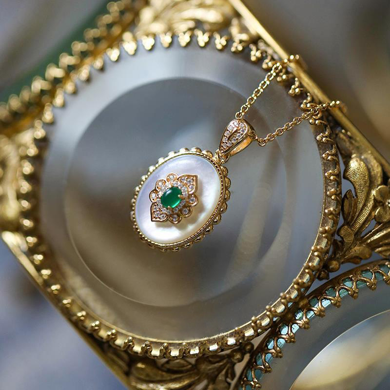 ผู้หญิงแฟชั่นหรูหราดอกไม้สร้อย - Birth Flower Necklace บทวิจารณ์และราคา