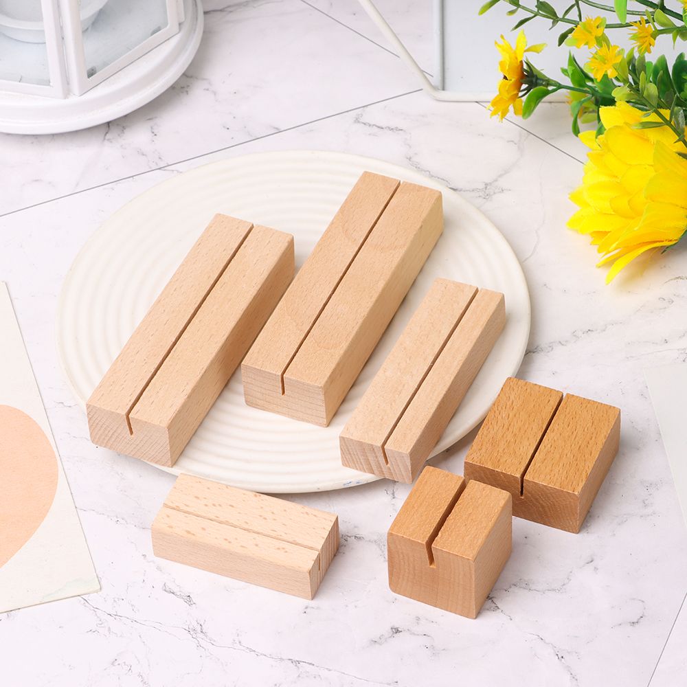 กรอบรูปฐานโต๊ะการ์ดไม้ธรรมชาติ - Engraved Wood Frame บทวิจารณ์และราคา
