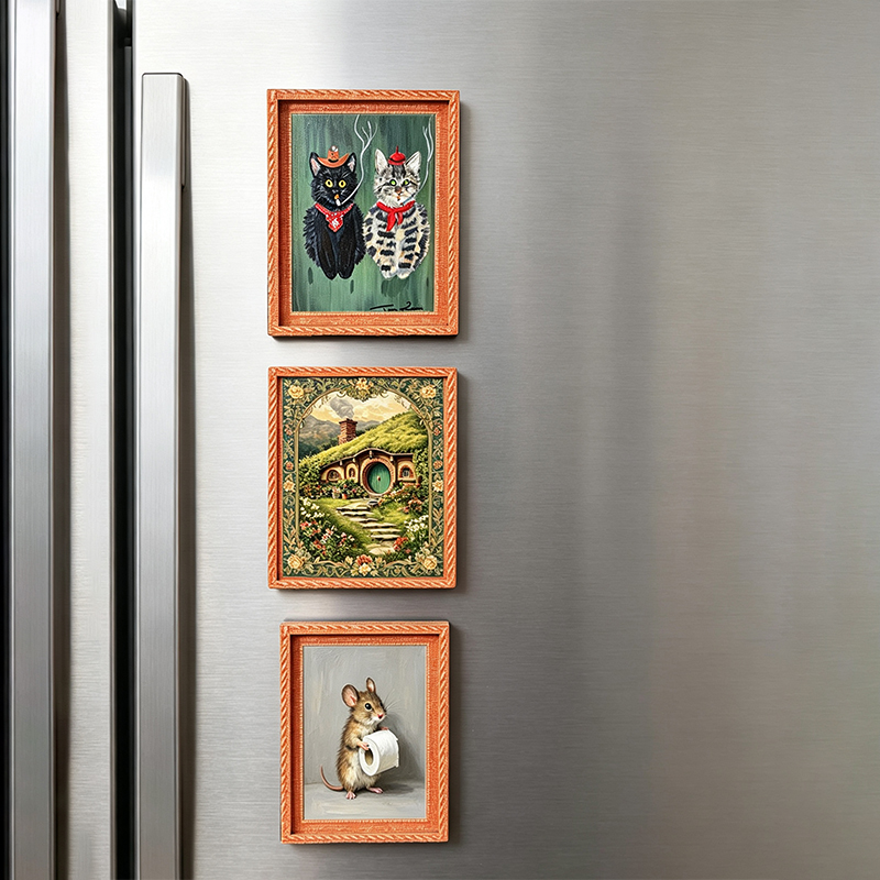กรอบรูปแม่เหล็กติดตู้เย็นไม้ขน - Engraved Wood Frame บทวิจารณ์และราคา