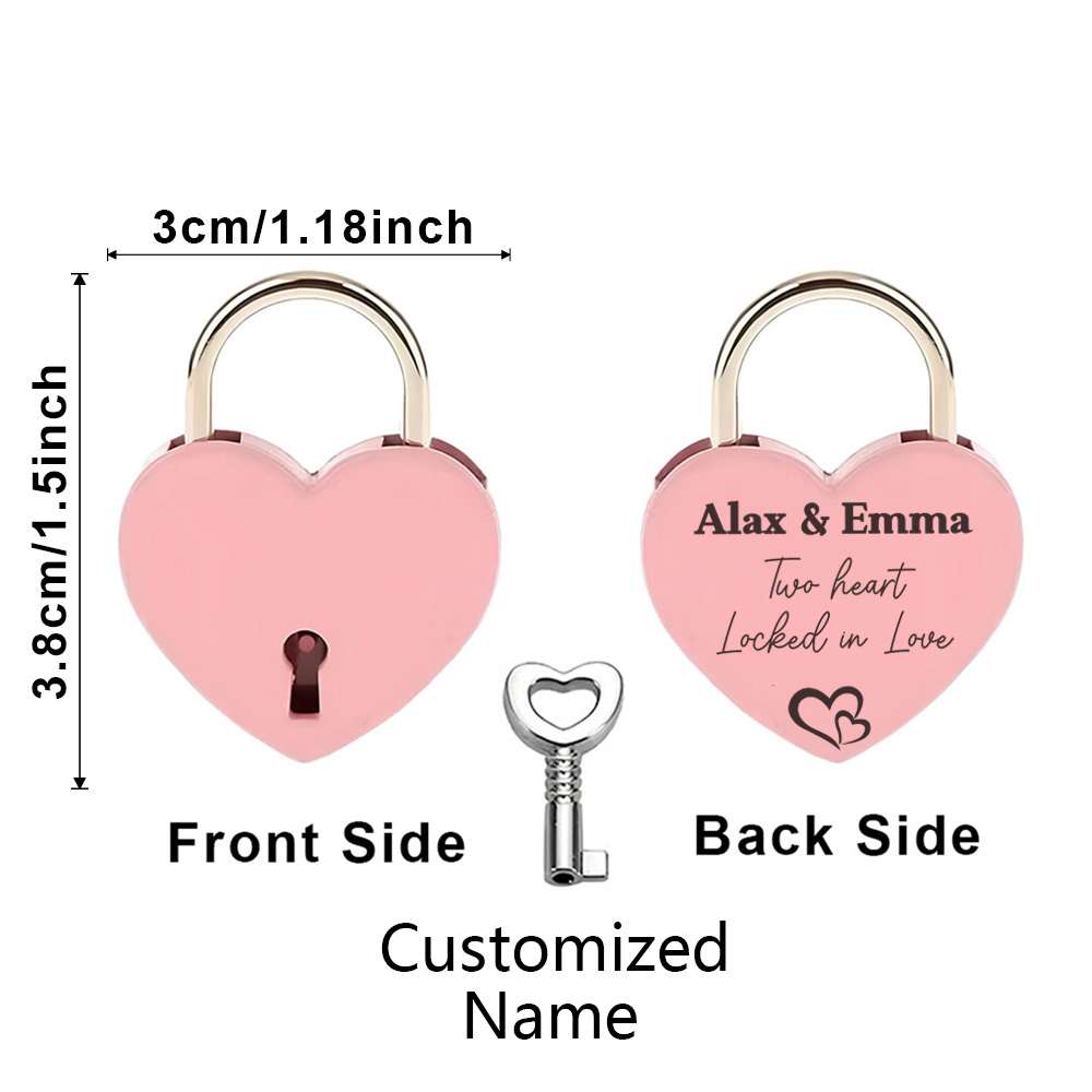 กุญแจล็อคแบบโบราณ 1 ชิ้น สลักช - Personalized Name Box บทวิจารณ์และราคา