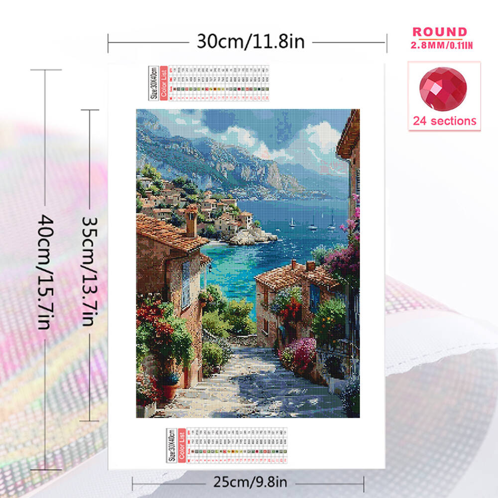 ภาพวาดเพชรไร้กรอบ 1 ชิ้น ภาพทิ - Photo Mosaic Print บทวิจารณ์และราคา