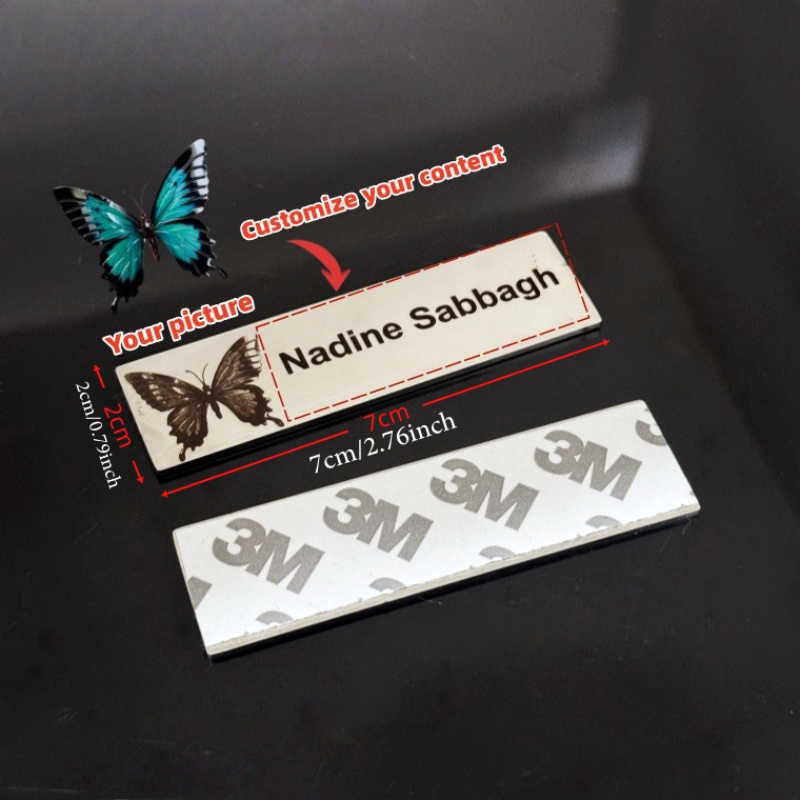 ป้ายชื่อโลหะแบบกำหนดเองขนาด 70 - Personalized Name Box บทวิจารณ์และราคา