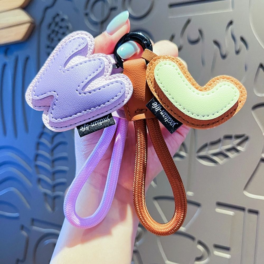 หวาน 26 ตัวอักษรพวงกุญแจ PU หน - Monogram Keychain Leather บทวิจารณ์และราคา