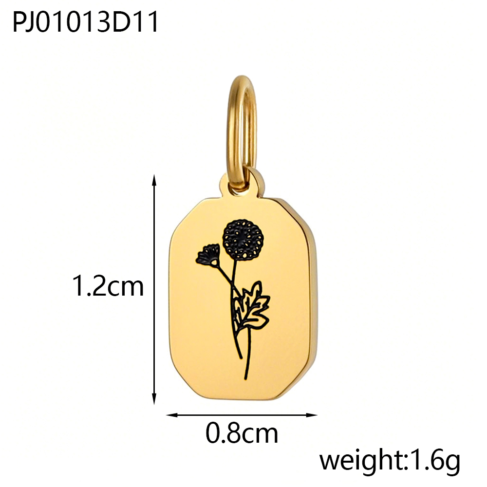 Chic ขายร้อนวันเกิดเดือนคริสตั - Birth Flower Necklace บทวิจารณ์และราคา