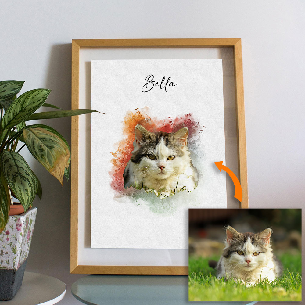 ภาพสัตว์เลี้ยงที่กําหนดเองจากภ - Pet Portrait Custom บทวิจารณ์และราคา