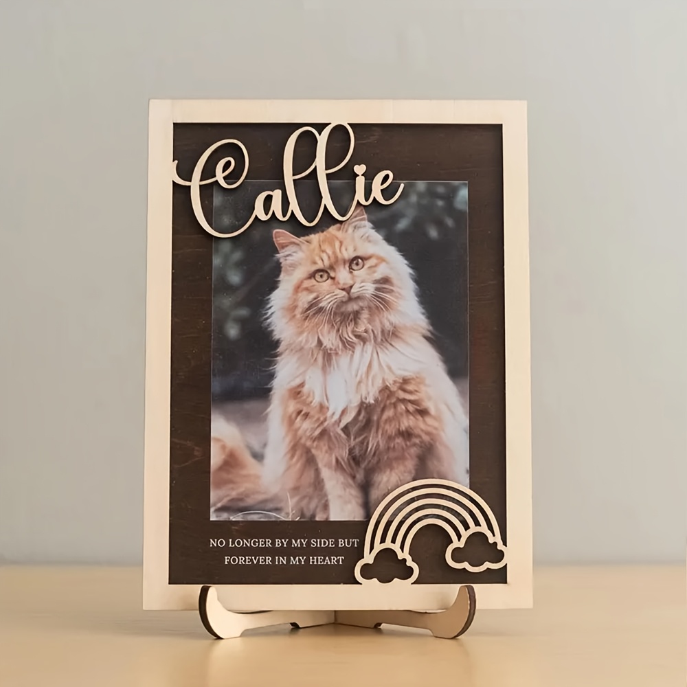 กรอบรูปไม้สำหรับสัตว์เลี้ยงแบบ - Engraved Wood Frame บทวิจารณ์และราคา