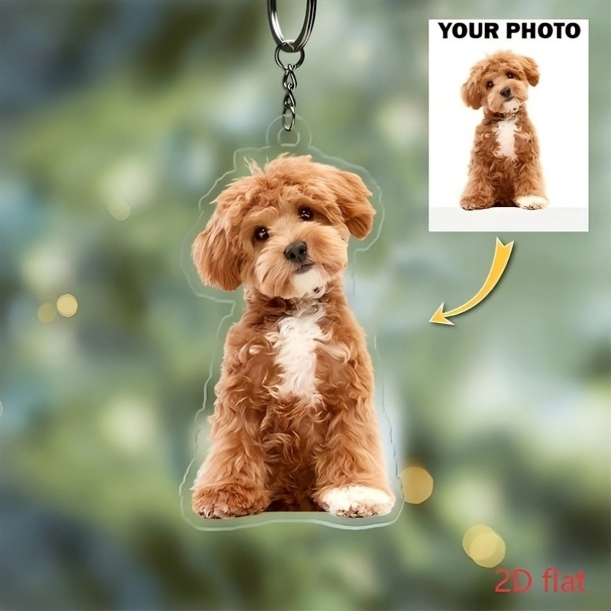 พวงกุญแจรูปภาพสั่งทำ – พวงกุญแ - Pet Portrait Custom บทวิจารณ์และราคา