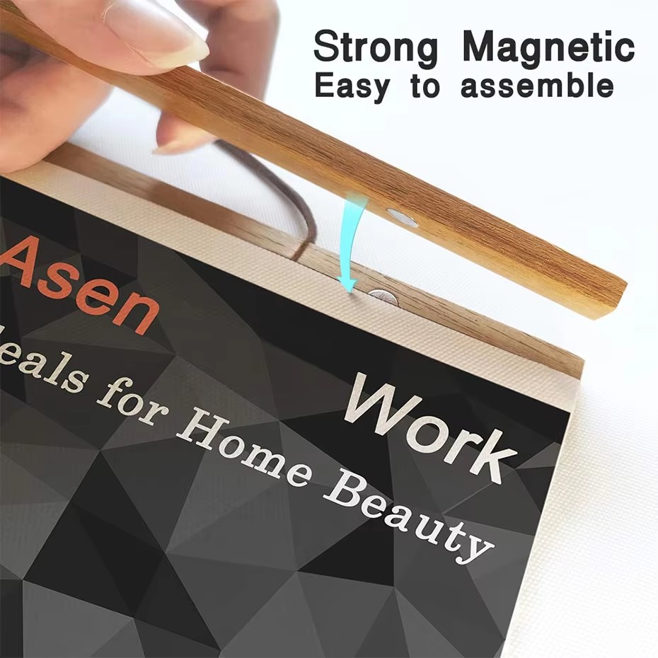 กรอบรูปแม่เหล็ก 7 สี ขนาด 30 4 - Engraved Wood Frame บทวิจารณ์และราคา