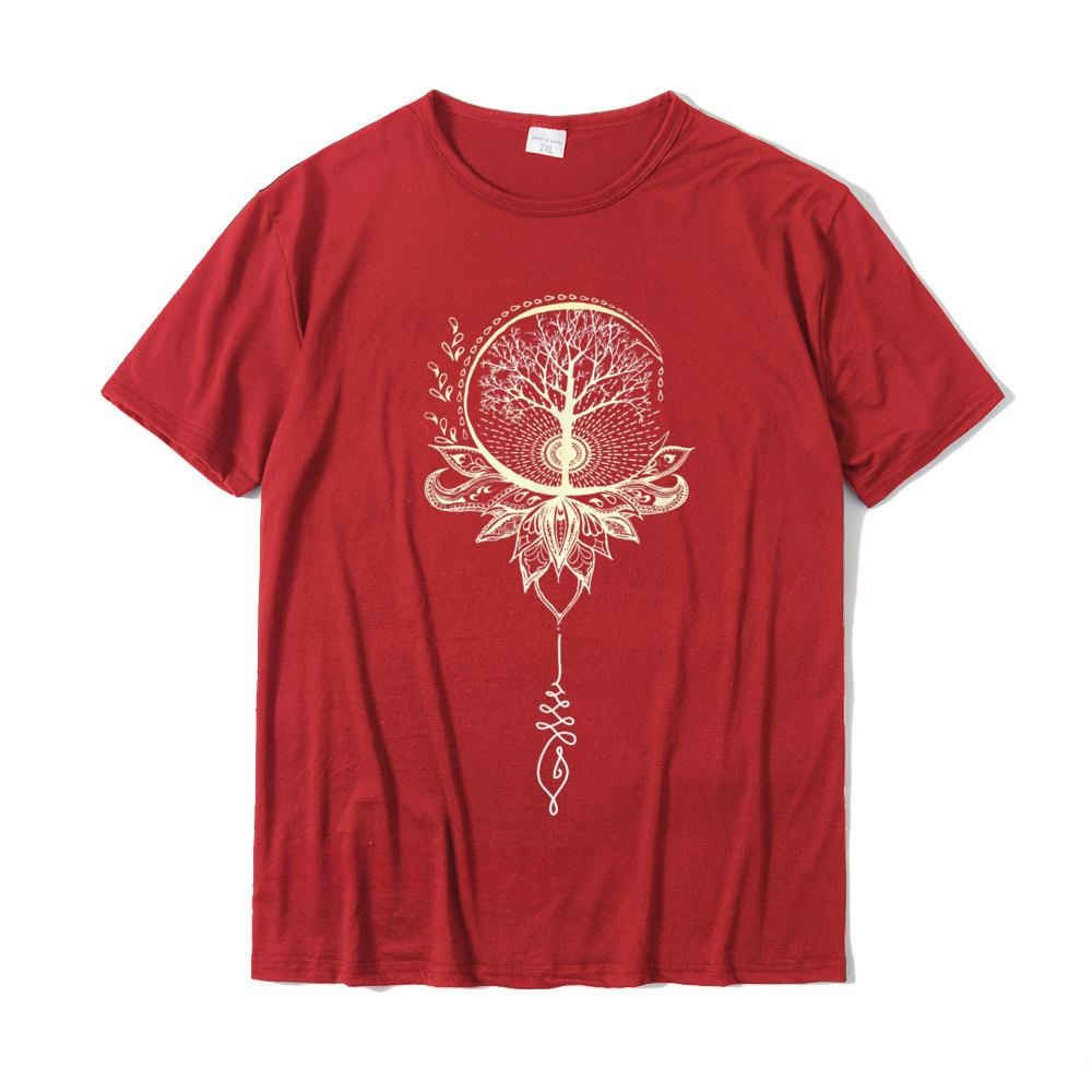 เสื้อยืดแฟชั่นขายดีลาย Mandala - Family Tree Print บทวิจารณ์และราคา