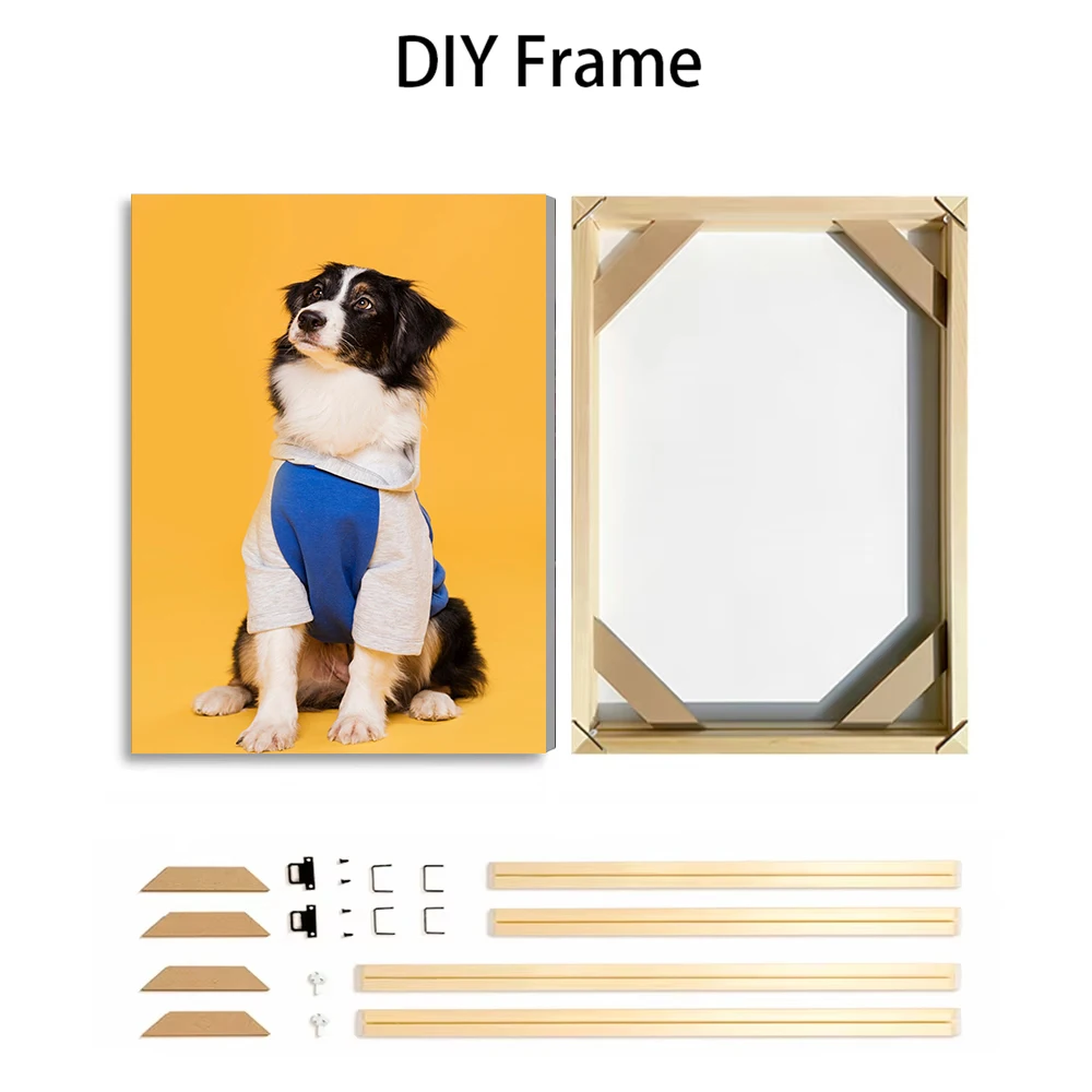 ภาพพิมพ์บนผ้าใบสำหรับสัตว์เลี้ - Pet Portrait Custom บทวิจารณ์และราคา