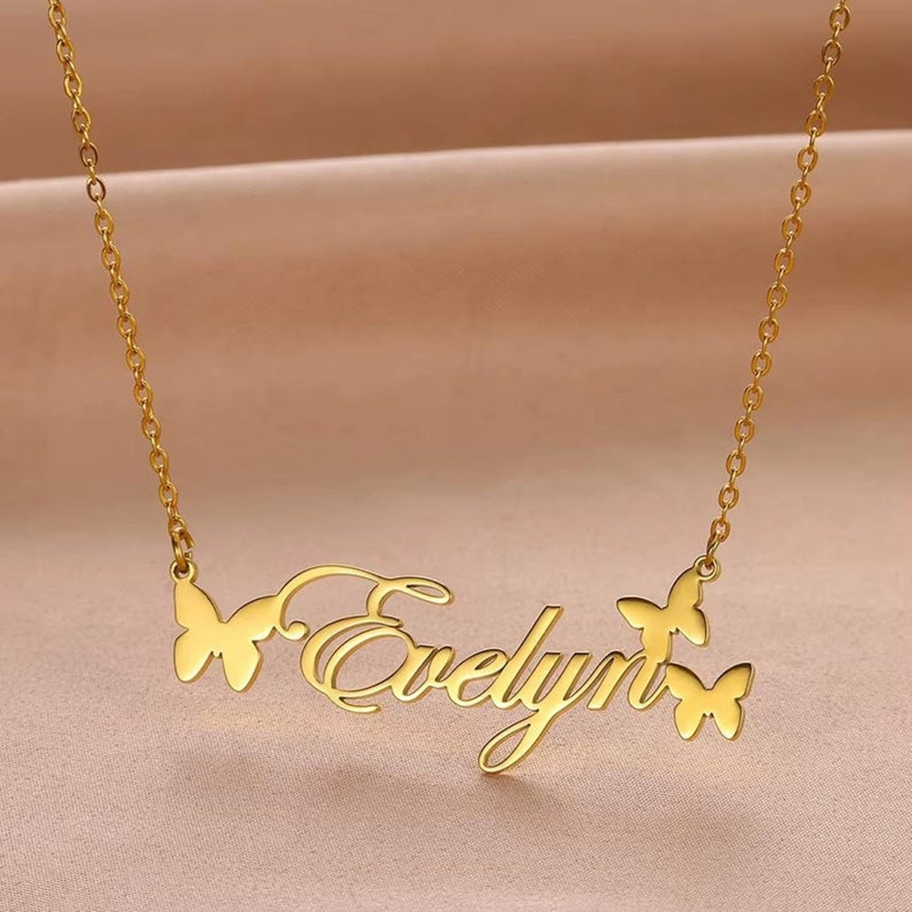 สร้อยคอชื่อสั่งทำ เครื่องประดั - Birth Flower Necklace บทวิจารณ์และราคา