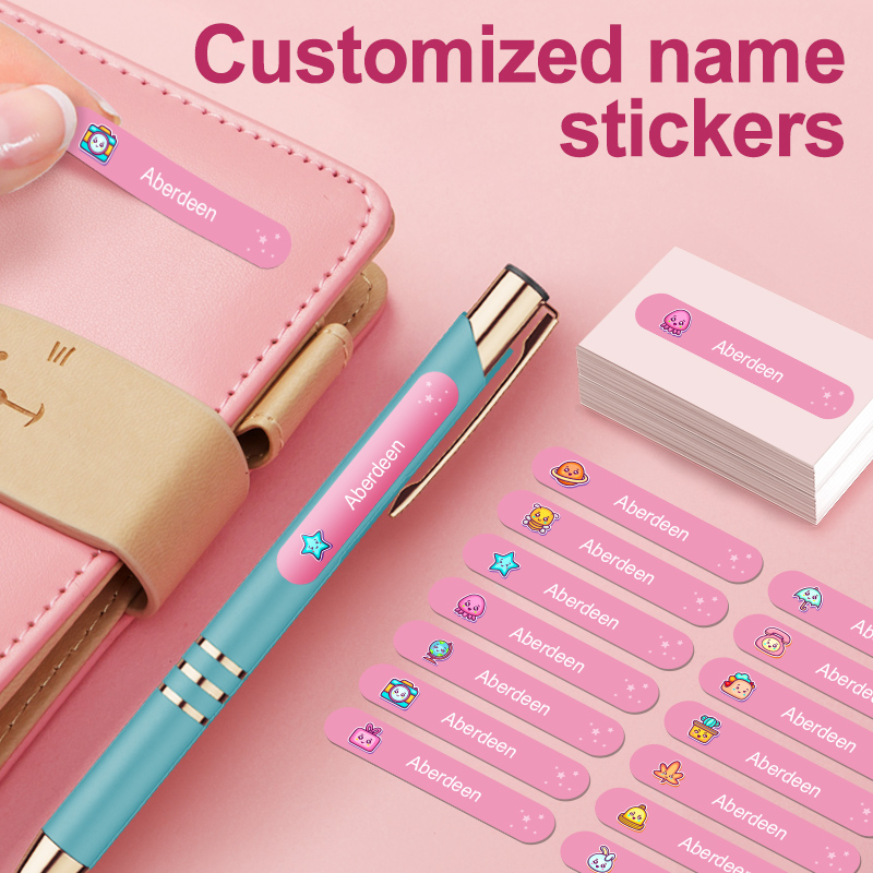 สติกเกอร์กันน้ำแบบส่วนตัวสำหรั - Personalized Name Box บทวิจารณ์และราคา