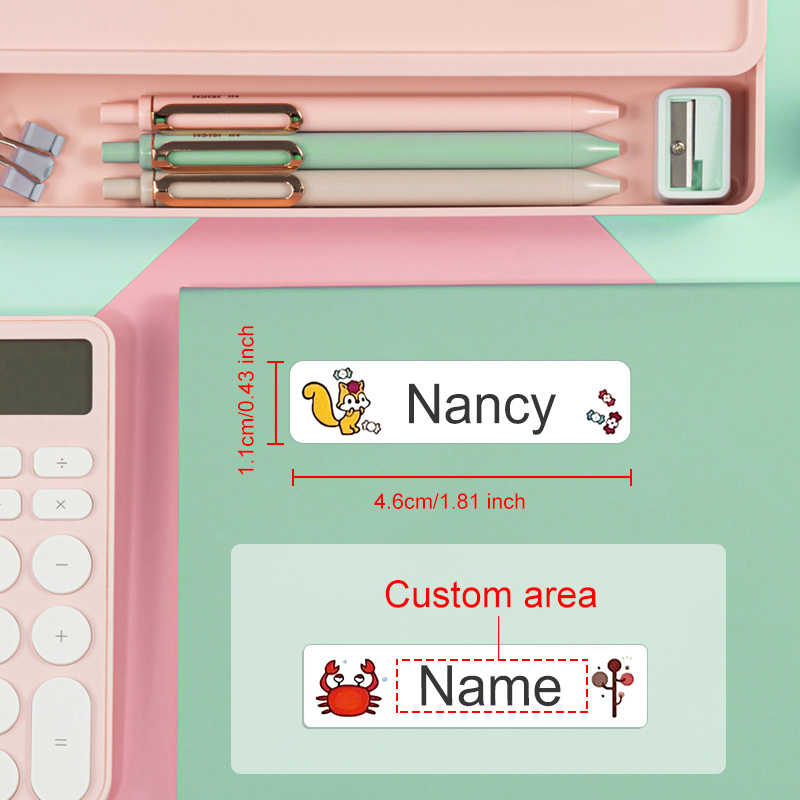 สติกเกอร์ชื่อกันน้ำแบบส่วนตัว  - Personalized Name Box บทวิจารณ์และราคา