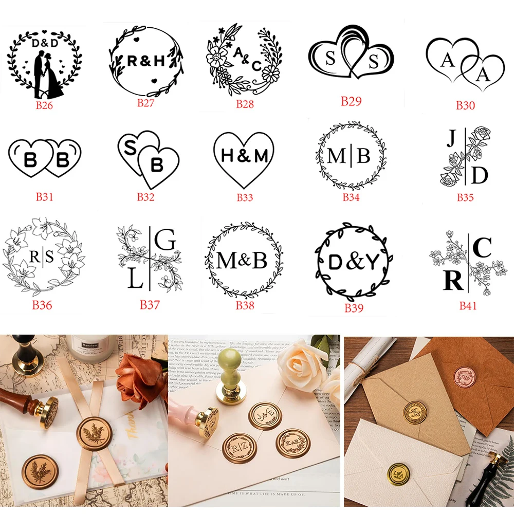CUSTOM WAX Seal ชุดแสตมป์คู่ชื - Wax Seal Letter Kit บทวิจารณ์และราคา