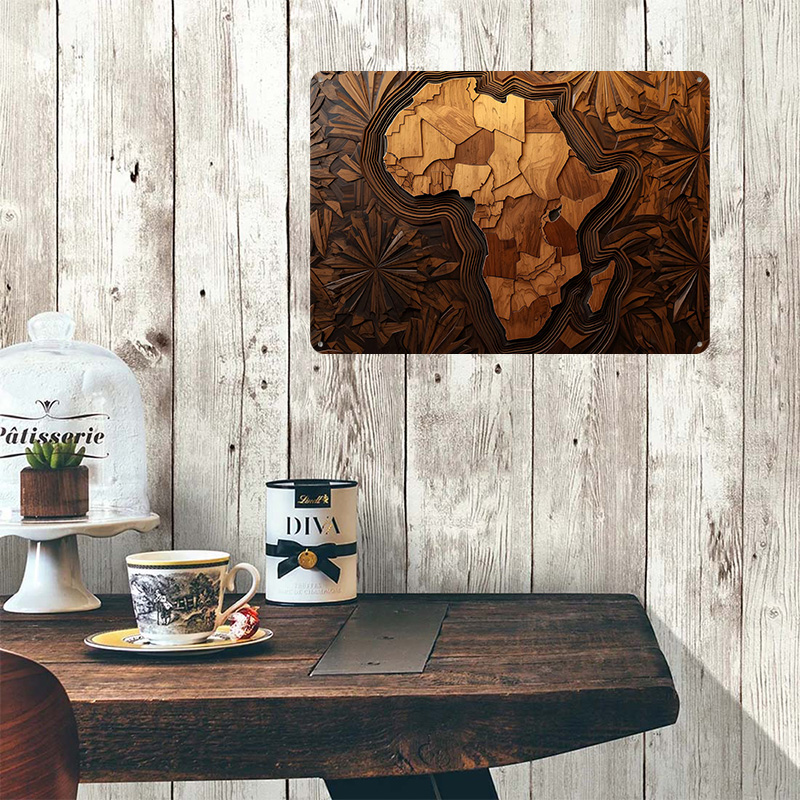 โปสเตอร์งานแกะสลักไม้ลายแผนที่ - Custom Map Poster บทวิจารณ์และราคา