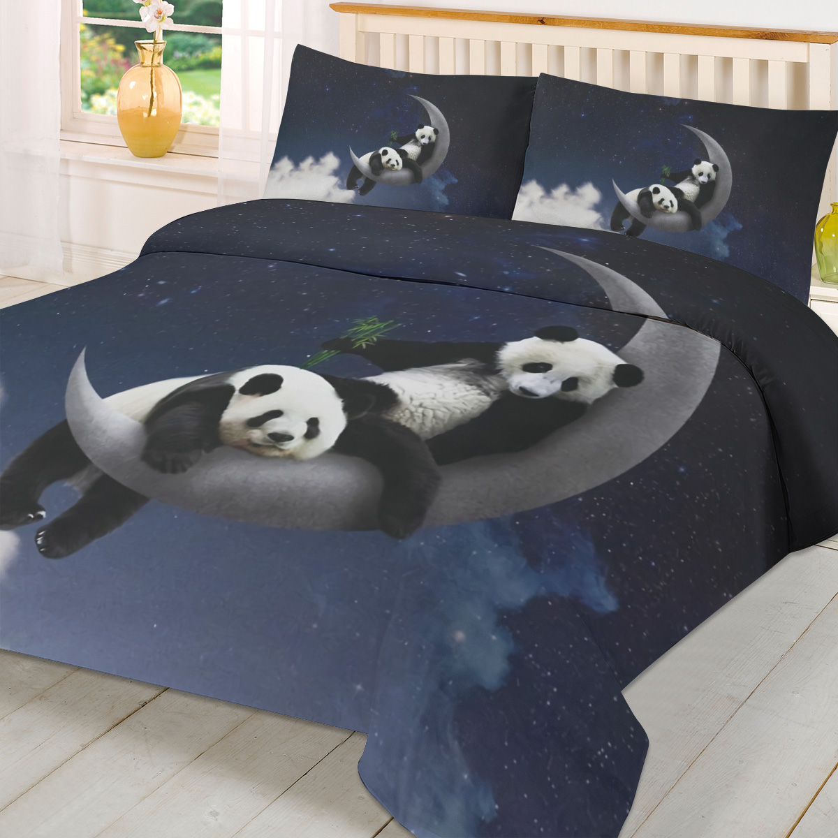 Moon Night Sky PANDA ไม้ไผ่ St - Custom Night Sky บทวิจารณ์และราคา