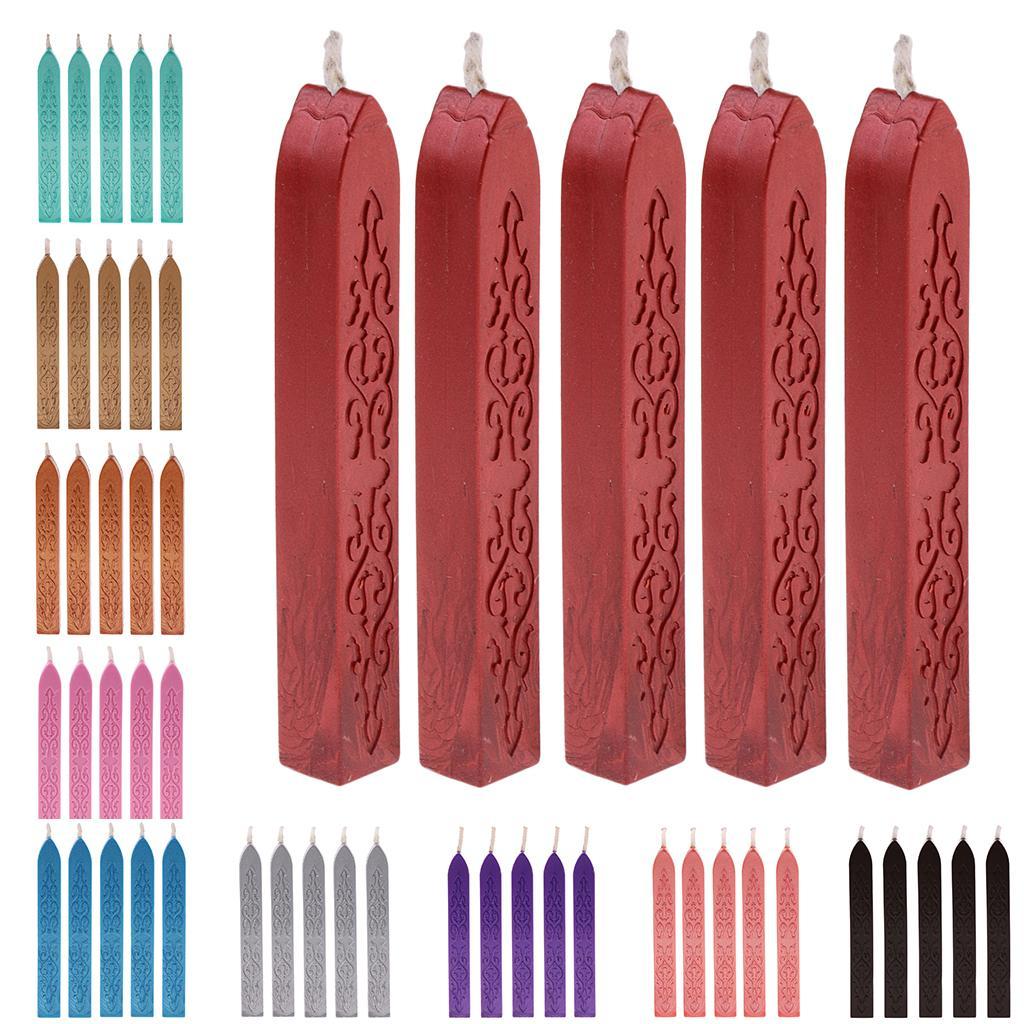 ชุดแท่งขี้ผึ้งซีลโบราณสำหรับงา - Wax Seal Letter Kit บทวิจารณ์และราคา