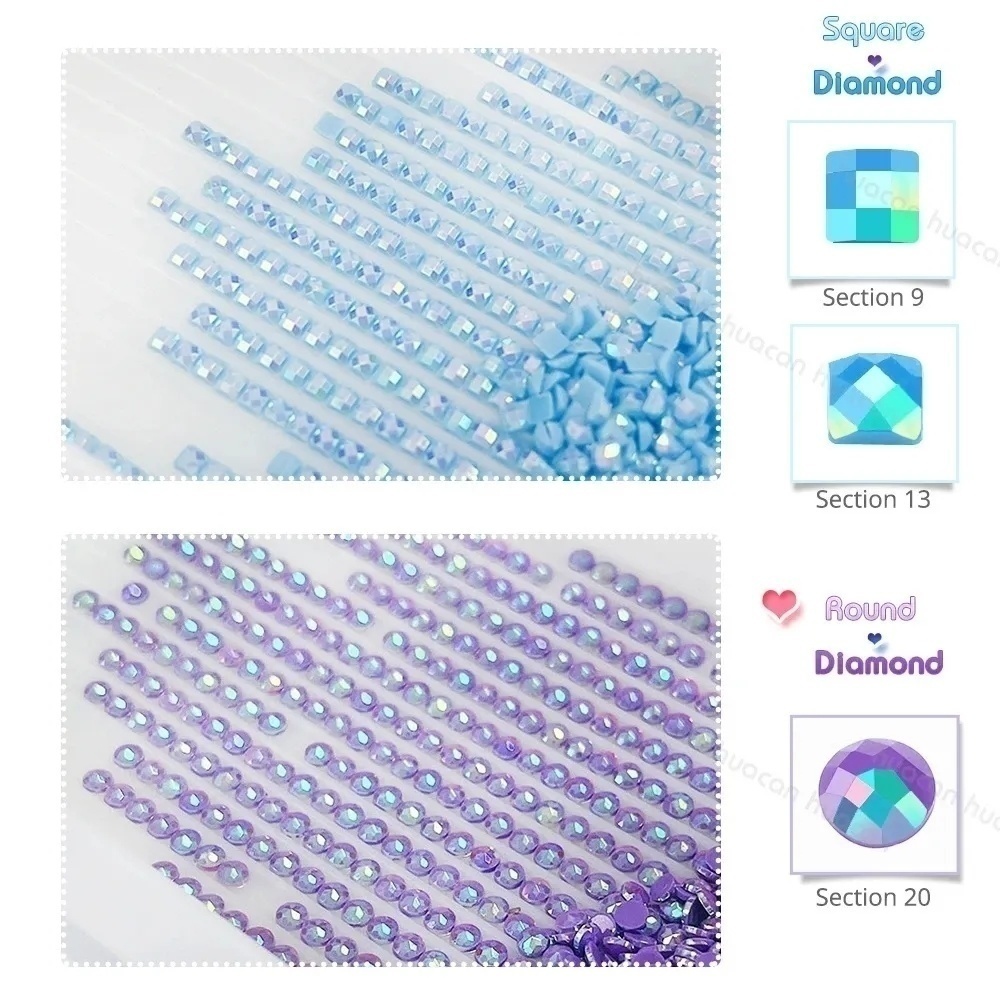 ชุดภาพวาดเพชรแบบไร้กรอบ ลายการ - Photo Mosaic Print บทวิจารณ์และราคา