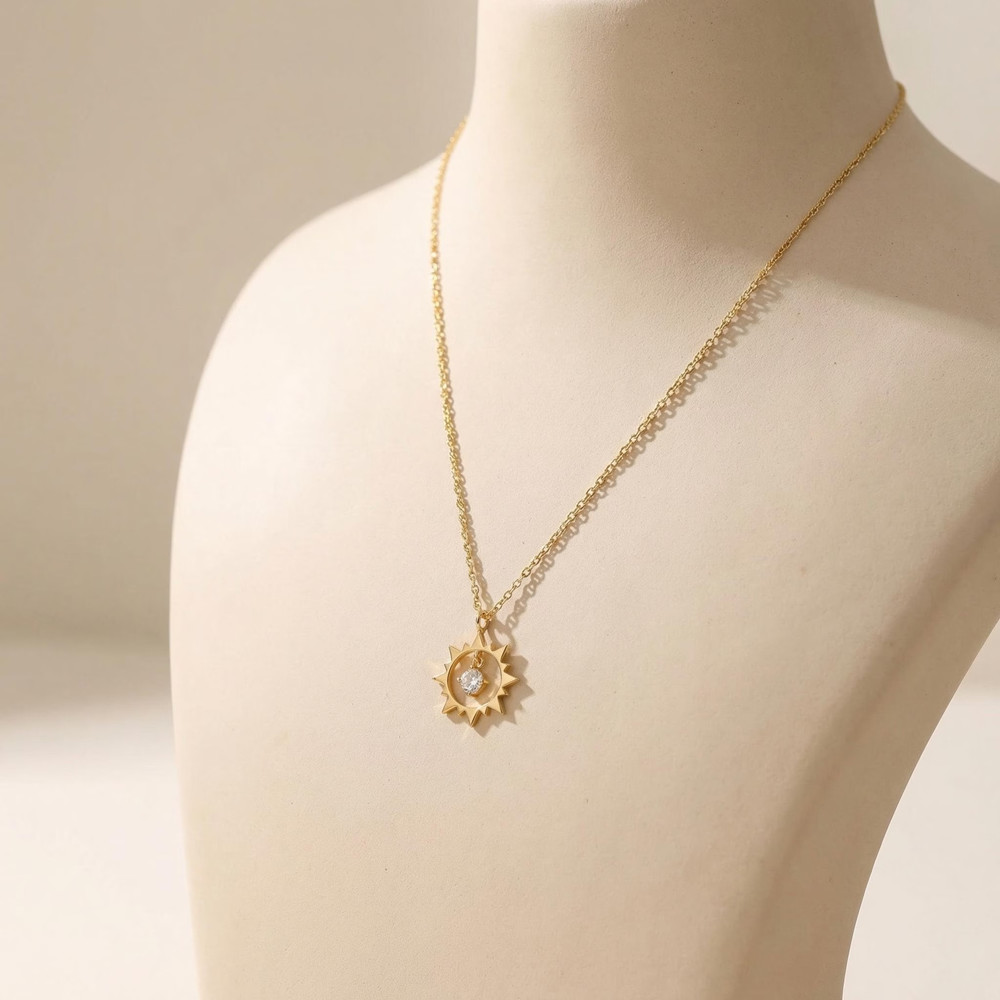 สร้อยคอวินเทจแบบกำหนดเอง สร้อย - Birth Flower Necklace บทวิจารณ์และราคา