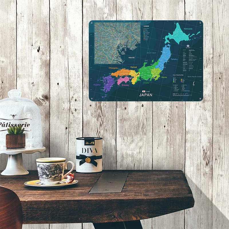 แผนที่ประเทศญี่ปุ่นและโตเกียว  - Custom Map Poster บทวิจารณ์และราคา