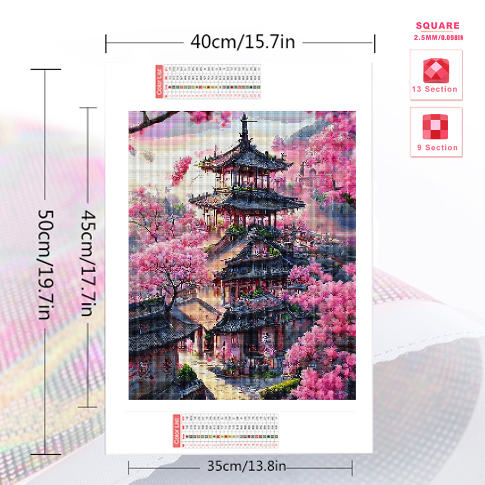 ชุดงานปักครอสติชภาพวาดทิวทัศน์ - Photo Mosaic Print บทวิจารณ์และราคา
