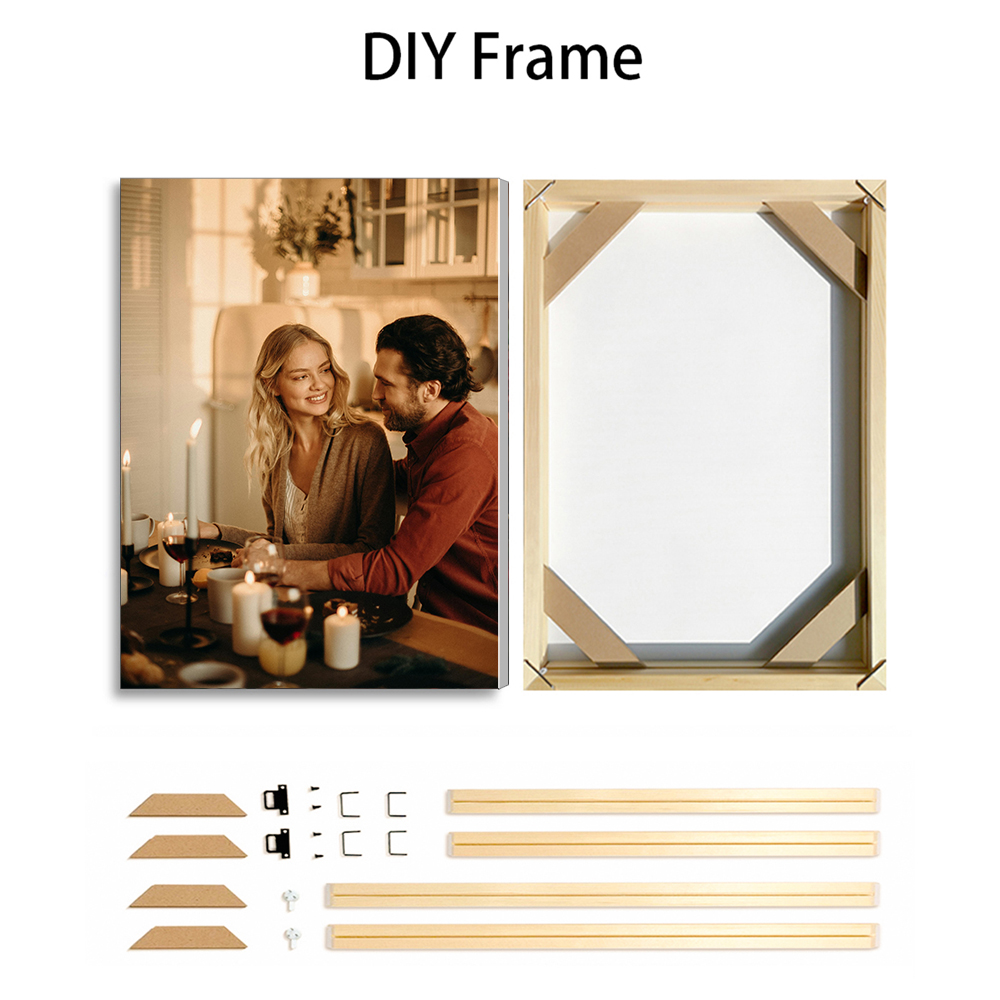1 PC CUSTOM รูปภาพ DIY กรอบไม้ - Engraved Wood Frame บทวิจารณ์และราคา