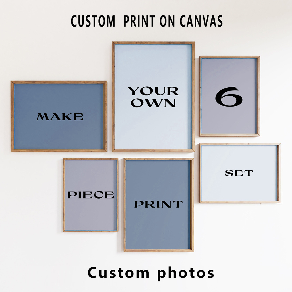 6 ชิ้น/ชุด ภาพพิมพ์บนผ้าใบแบบก - Pet Portrait Custom บทวิจารณ์และราคา